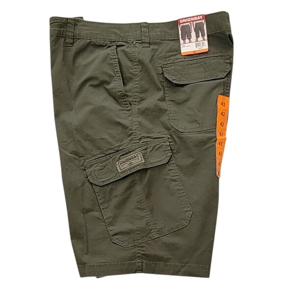 Union Bay Army Green Cargo Utility Shorts Men's Size 42 NEW NWT - Picture 4 of 11